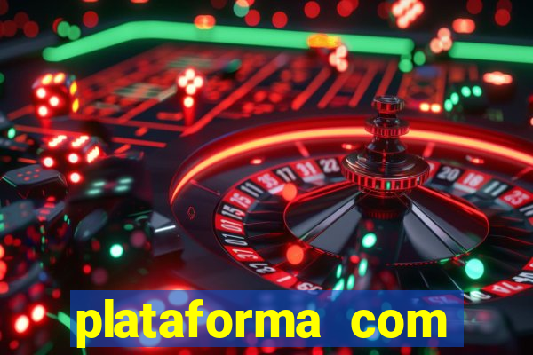 plataforma com chuva de dinheiro